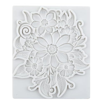 Flower Polymer Clay Mold Baroque Flower Lace Silicone Molds - color: Style H