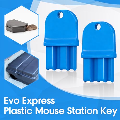 2 Pack Key Compatible with Protecta Evo Express,Bright Blue - color: Bright Blue