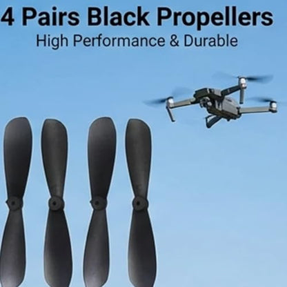 4pcs AB Propeller Blades 45-75mm Mini Drone Propellers, Compatible with Drones, Gliders, and Foam Aircraft (45mm) - style: 45mm