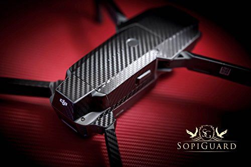 SopiGuard Skin Forged Carbon Precision Coverage Vinyl Sticker Skin for DJI Mavic Pro