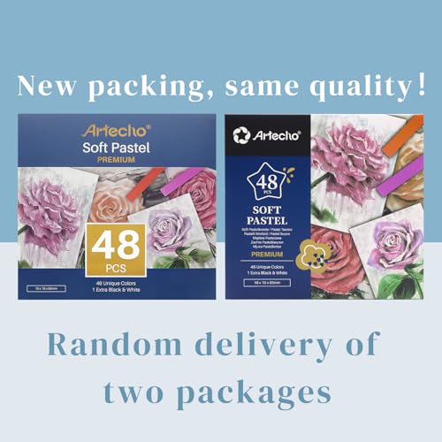 Artecho 48pcs Soft Pastels, 46 Colors - style: 48 colors long