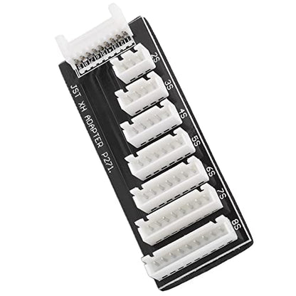 RC Battery Charging Board, JST-XH 2S-8S Lipo Battery Balance Board,Lipo Battery Charger Plate, Balance Charger Extend Board, Converter for RC Car Boat Drone Lipo Battery Charger