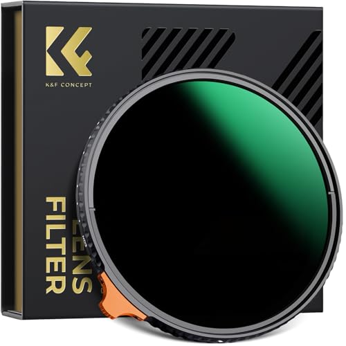 K&F CONCEPT 55mm Variable ND Camera Lens Filter ND3-1000 (1.5-10 Stops)
