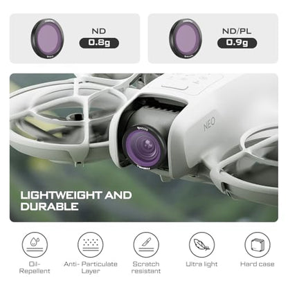 Freewell Bright Day 3-Pack Magnetic ND/PL Filters for DJI Neo - style: Bright Day ND/PL Kit