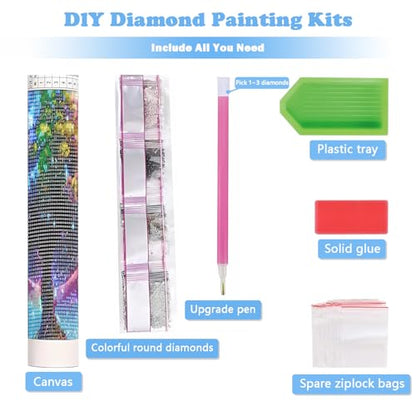 Phoenix Diamond Art Kits for Adults, 5D Diamond Painting Kits for Beginners - color: QY107