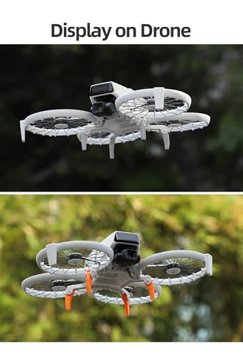 BTG Spider Landing Gear for DJI Flip Drone Accessories Landing Legs Extension (Grey)