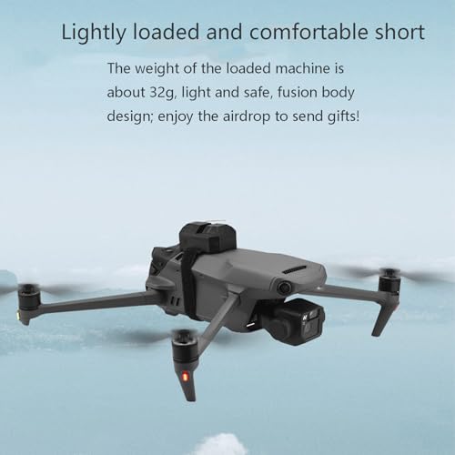 Airdrop System Compatible with DJI Mini 4 Pro/Mini 3/Mini 3 Pro/Mini 2/Mini SE Drone Payload Dropper Release Dropping System Delivery Transport Device Thrower for Fishing Line Dropper,Wedding,Rescue