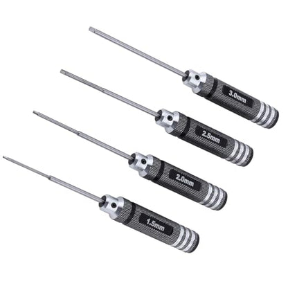 4pcs Hex Screw Driver Set 1.5mm 2.0mm 2.5mm 3.0mm RC Repair Tools Kit - color: 5pcs Kit