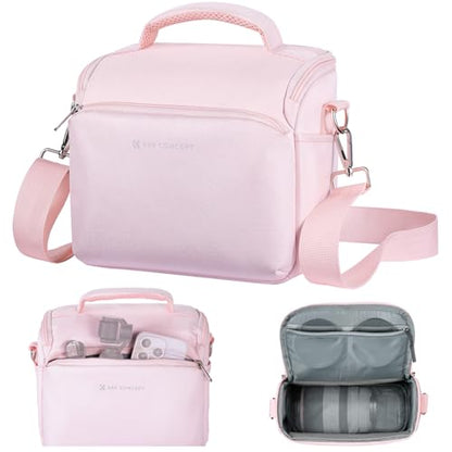 K&F CONCEPT Camera Sling Bag Small Crossbody Case - color: 02-Pink