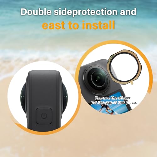 JZW-Shop Glass Lens Guard Compatible with DJI OSMO 360 Camera, HD Clear, 9H