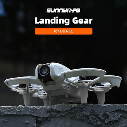 Landing Gear Leg for DJI NEO, Increase Height 10mm Split Design Lightweight Drone Accessories Quick Release Height Extender (Grey) - color: Grey