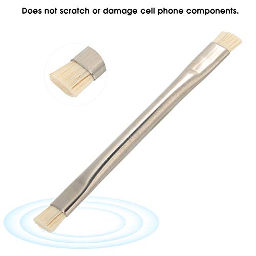 2Pcs Anti Static Brush, Long Handle Lab Cleaning Anti Static ESD Brush for Phone Keyboard Tablet PCB and BGA Repair Soldering