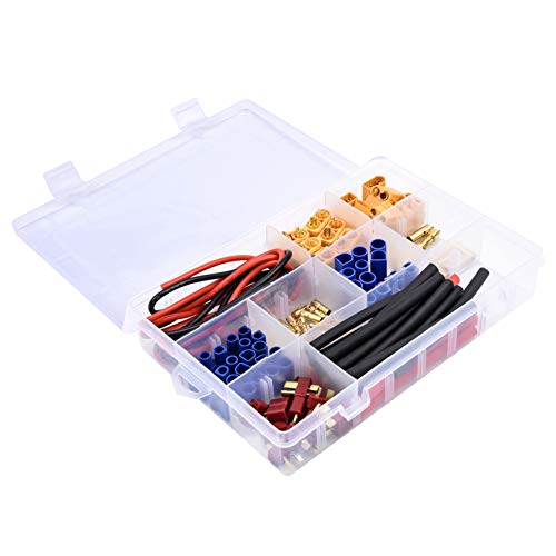 Readytosky XT60/XT90/EC3/EC5/T-Plug Male&Female Connector Adapters Kit