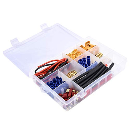 Readytosky XT60/XT90/EC3/EC5/T-Plug Male&Female Connector Adapters Kit