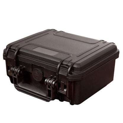 MyCaseBuilder Doro 0907-4 Heavy-Duty Waterproof Hard Case, for Electronics, Cameras, Drones, Guns, Optics - No Foam, 9x7x4 Inch, Black