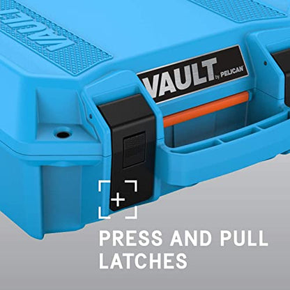 Pelican Vault V100 Hard Case (Camera, Pistol, Gear, Equipment) - color: Black, style: With Foam