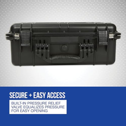 Strongway 20in. Waterproof Storage Case, Black - color: Black