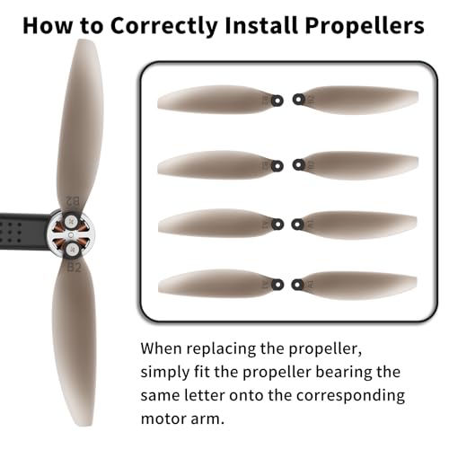 Toladrone 16 PCS Propellers for TD31LCD Drone, Low Noise Airscrew Blades, Quick-Release Replacement Blades Spare Accessories