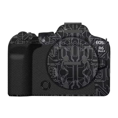 R6II R62 R6M2 Camera Decal Skin 3M Vinyl Wrap Film Protective Sticker Protector Coat for Canon EOS R6 Mark II 2 M2 MarkII Mark2 (Circuit Titanium) - color: Circuit Titanium