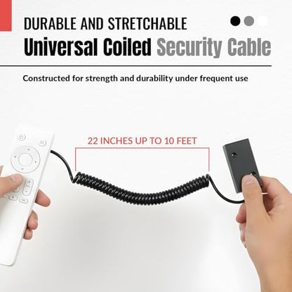 Universal Coiled Security Cable Bulk Pricing Available - size: 1 Pack