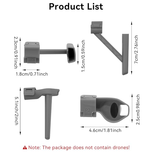 Mini 5 Pro Landing Gear - Extended Landing Legs Heightened Support Bracket Protector for DJI Mini 5 Pro Drone Accessories Portable Extension Feet Stand
