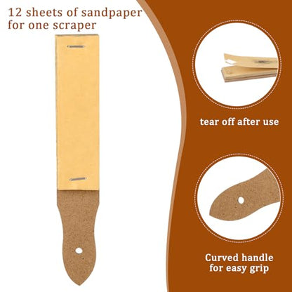 Sandpaper Sharpener, Sketch Sandpaper Pencil Sharpeners, 3-Pack - color: Pointed Handle
