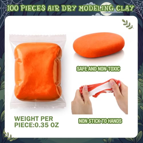 Air Dry Clay Bulk, Modeling Clay for Kids, 100 Pcs, Dark Color - color: Dark Color