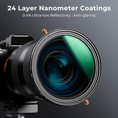 K&F CONCEPT 58mm Variable ND2-32 & CPL Polarizing Effect in 1 Lens Filter - size: 58mm