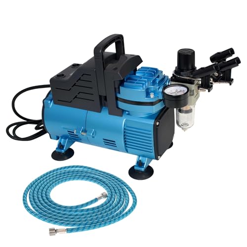 Master Airbrush 1/5 HP Cool Runner Dual Fan Air Compressor Kit Model TC-420 - style: Super Cool Runner