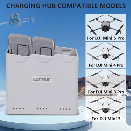 Intelligent Two-Way Charging Hub for DJI Mini 5 Pro, Mini4 Pro, Mini 3 Pro, Mini3, Bi-Directional Battery Charger (No Battery Included)