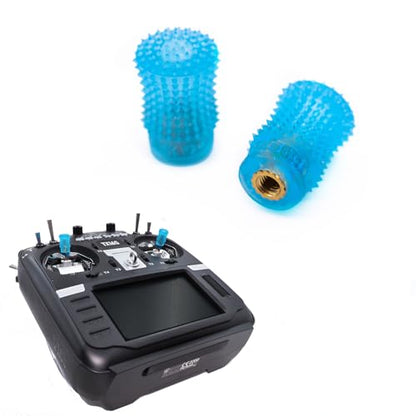 SoloGood RC Transmitter Stick Ends FPV Controller Replacement Joystick M4 for RadioMaster TX16S Boxer Remote Controller - color: V2 Blue