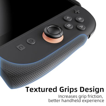 Savage Raven by Skull & Co. StandGrip for Nintendo Switch 2 : A Soft Protective Case with Textured Grips Full Protection and Stand, Shock-Absorption Non-Slip and Anti-Scratch Cover - Black - color: Black