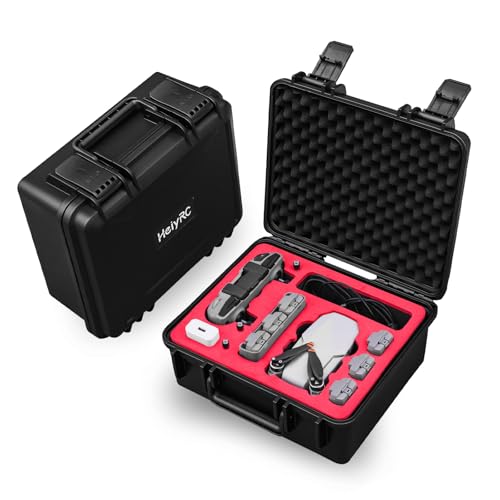 HeiyRC Mini 2 SE 4K Case, Waterproof Carrying Hard Case Hardshell Portable Travel Box for DJI Mavic Mini 2 SE/4K/2 Fly More Combo for Specta Drone Accessories