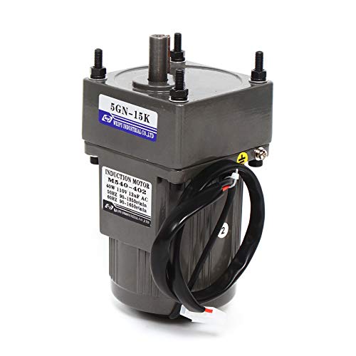 0-90RPM 40W 15K Variable Speed Gear Reduction Motor with Speed Controller - color: 15K 40W