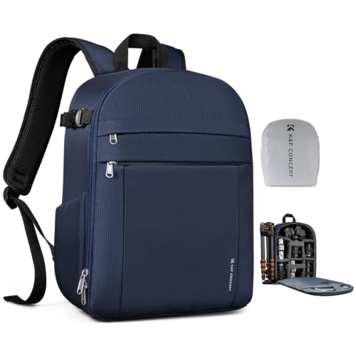 K&F CONCEPT Camera Backpack, DSLR/SLR/Mirrorless Photography Camera Bag - color: 05-Blue