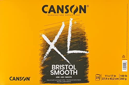 Canson XL Series Bristol Paper Pad, Smooth, 11x17 in - size: 11x17, style: Bristol, Smooth