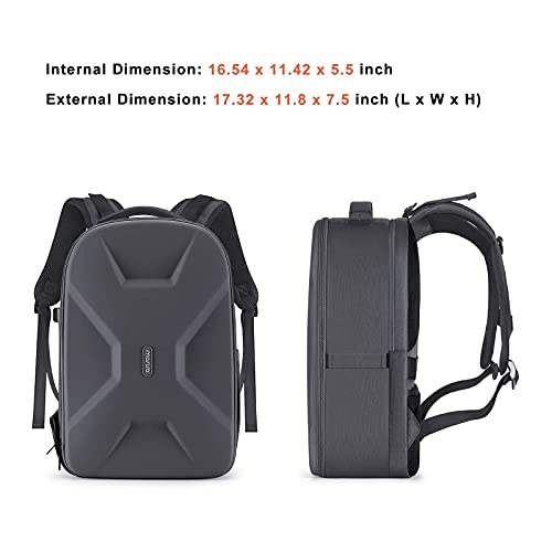 MOSISO Camera Backpack, DSLR/SLR/Mirrorless Photography Camera Bag - color: Gray