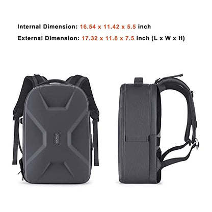 MOSISO Camera Backpack, DSLR/SLR/Mirrorless Photography Camera Bag - color: Gray