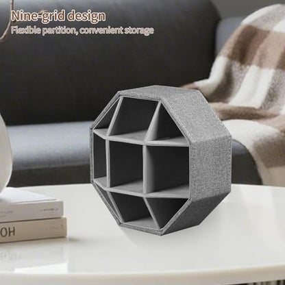 360° Rotation Remote Control Holder,Pen Caddy,Studio Art Supplies Organizer - color: Grey