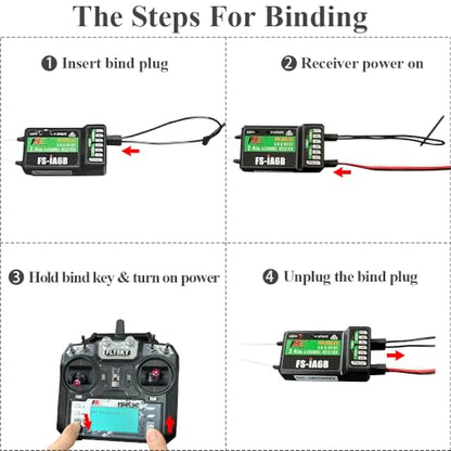 Flysky 10CH RC Transmitter Combo, 2.4G Radio Mode 2 (FS-I6X + iA10B) - size: i6X+iA10B