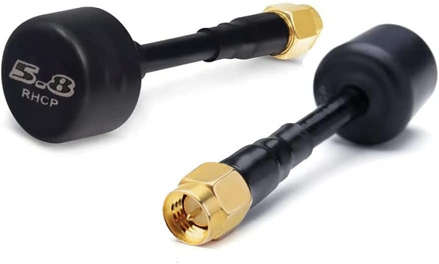 CORONIR 5.8G FPV Antenna Antenna Compatible Transmitter for FPV Drone, Long Range Quadcopter Drone (SMA Male Connector) 2 Pack