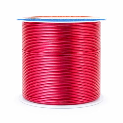 Mandala Crafts 20 Gauge Raspberry Anodized Aluminum Craft Wire, 100 FT - color: Raspberry, size: 20 Gauge