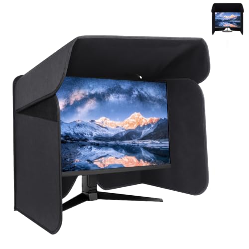 21.5 inch Display Monitor Hood Sunshade Desktop Computer Sunshade, Small - size: Small (Less Than 21.5")