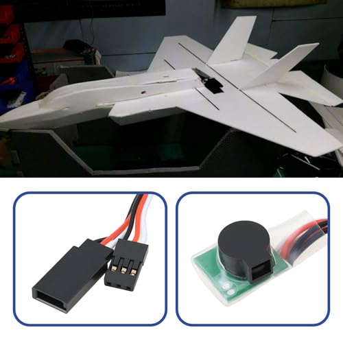 2Pcs RC Lost Model Alarm 4-6V DC Lost Model Finder Buzzer <85dB for Drone Plane Heli 1-35mA
