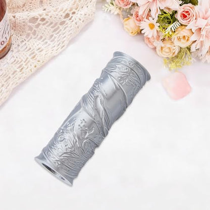 CRASPIRE Polymer Texture Rollers Pottery Clay Roller Whale Ocean Sea Animal Pattern Embossing Texture 4.1 Inch Plastic Column Decorative Hand Molding Tool for Polymer Clay Pottery DIY Making Crafts - style: Whale
