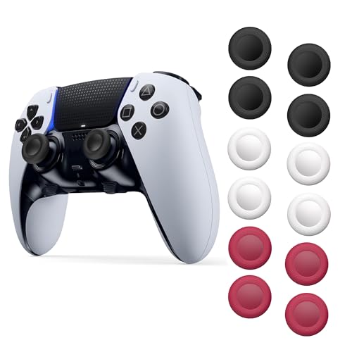 NEWDERY Joystick Replacement Grip Caps for PS5/PS4 Controller - color: Mixed colors