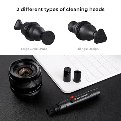 K&F CONCEPT Professional Lens Cleaning Pen with Cleaning Soft Brush