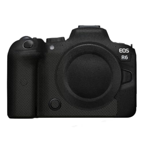 Camera R6 Skin for Canon EOS R6 EOSR6 Anti-Scratch Vinyl Wrap Cartoon Film Body Protector Coat Photography Accessories Sticker (Frosted Black) - color: Frosted Black