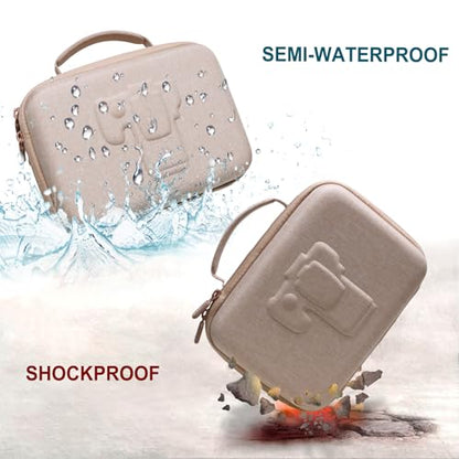 Small Camera Case Bag for Canon EOS Rebel T7/R50//R100 DSLR Camera Beige - color: Beige, size: Small