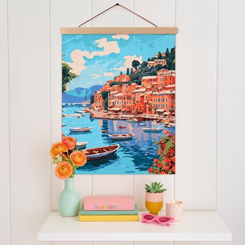 Beautiful Paint By Number Kit for Adults - Painting Set with 2 Canvases